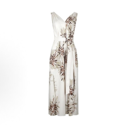 브루넬로쿠치넬리 여성 허바리움 프린트 폰지 드레스 - Brunello Cucinelli Womens Herbarium Print Pongee Dress - brc15028x