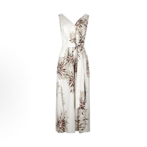브루넬로쿠치넬리 여성 허바리움 프린트 폰지 드레스 - Brunello Cucinelli Womens Herbarium Print Pongee Dress - brc15028x