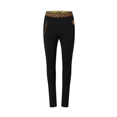 루이비통 여성 모노그램 엘라스틱 벨트 레깅스 - Louis vuitton Womens Leggings With Monogram Elastic Belt - lvc15033x