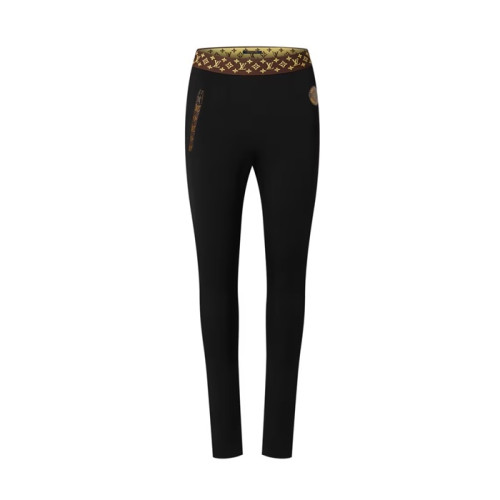 루이비통 여성 모노그램 엘라스틱 벨트 레깅스 - Louis vuitton Womens Leggings With Monogram Elastic Belt - lvc15033x