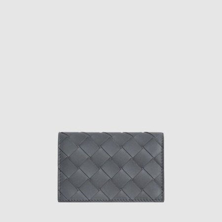 보테가 베네타 남성 인트레치아토 비즈니스 카드 지갑 아르도아즈 - Bottega veneta Mens Intrecciato Business Card Wallet Ardoise - bvw601x