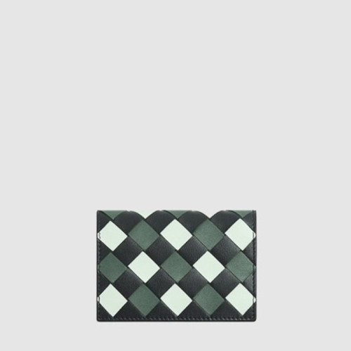 보테가 베네타 남성 인트레치아토 명함 케이스 - Bottega veneta Mens Intrecciato Business Card Case - bvw602x