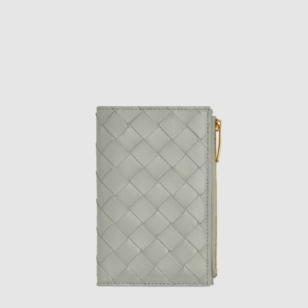 보테가 베네타 남성 지퍼 바이폴드 지갑 - Bottega veneta Mens Zipper Bifold Wallet - bvw607x