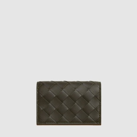 보테가 베네타 남성 인트레치아토 명함 케이스 - Bottega veneta Mens Intrecciato Business Card Case - bvw619x