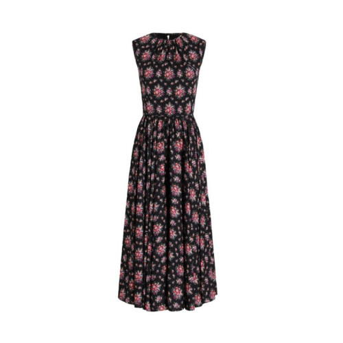 돌체앤가바나 여성 꽃무늬 미디 드레스 - Dolce&Gabbana Womens Floral Midi Dress - doc15048x