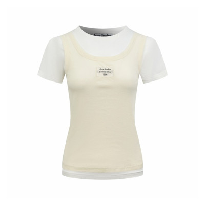 아크네 여성 크루넥 반팔티 - Acne Womens Round Tshirt - anc15062x