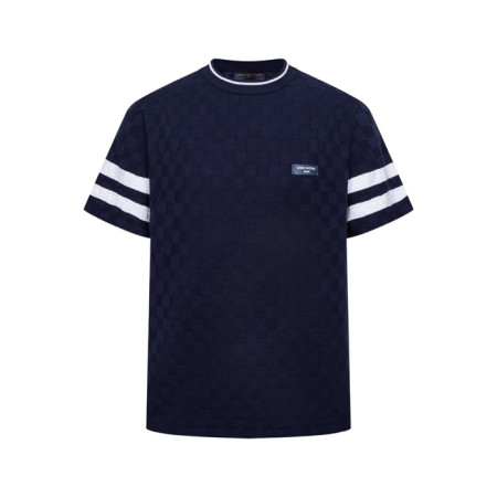 루이비통 남성 라운드 반팔 티셔츠 - Louis vuitton Mens Round Tshirt - lvc15068x