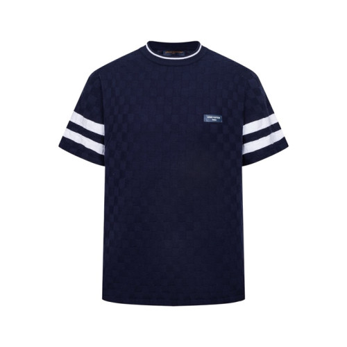 루이비통 남성 라운드 반팔 티셔츠 - Louis vuitton Mens Round Tshirt - lvc15068x