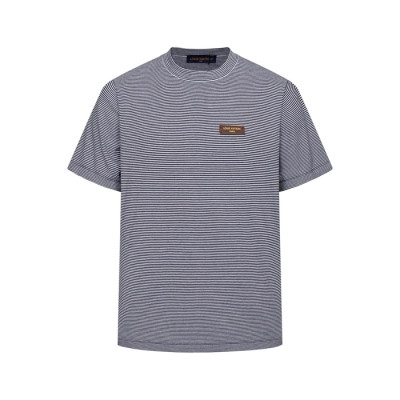루이비통 남성 라운드 반팔 티셔츠 - Louis vuitton Mens Round Tshirt - lvc15069x