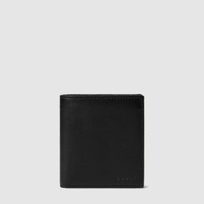 구찌 남성 GG 엠블럼 엠보스 반지갑 - Gucci Mens GG Emblem Embossed Bifold Walle - guw651x