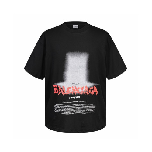 발렌시아가 남성 라운드 반팔 티셔츠 - Balenciaga Mens Round Tshirt - bac15095x