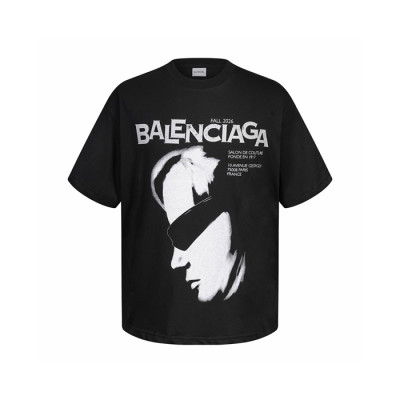 발렌시아가 남성 라운드 반팔 티셔츠 - Balenciaga Mens Round Tshirt - bac15096x