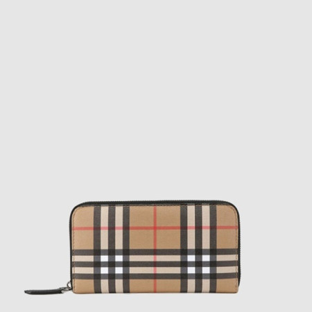 버버리 남성 빈티지 체크 장지갑 - Burberry Mens Vintage Check Long Wallet - buw671x