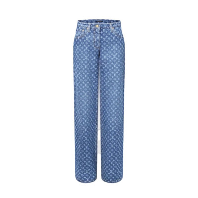 루이비통 여성 모노그램 청바지 - Louis vuitton Womens Monogram Jeans - lvc15117x