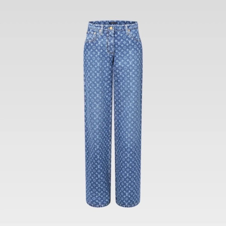 루이비통 여성 모노그램 청바지 - Louis vuitton Womens Monogram Jeans - lvc15117x