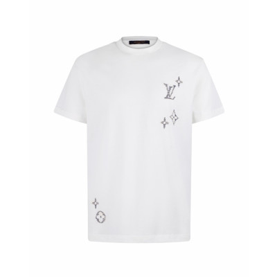 루이비통 남성 라운드 티셔츠 - Louis vuitton Mens Round Tshirt - lvc15143x