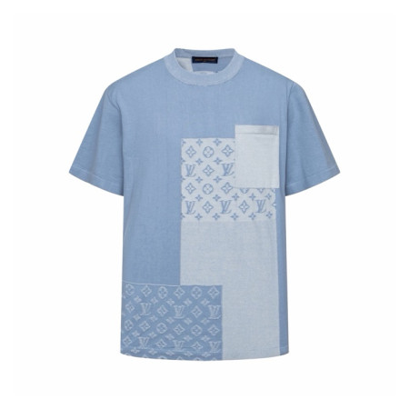 루이비통 남성 라운드 티셔츠 - Louis vuitton Mens Round Tshirt - lvc15148x