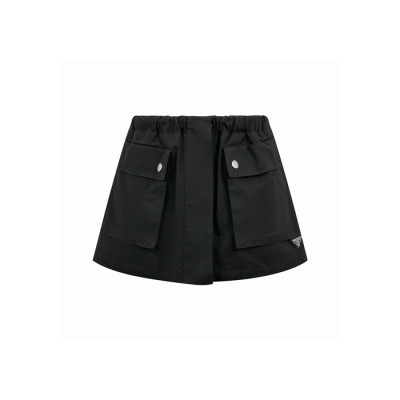 프라다 여성 패브릭 스커트 - Prada Womens Technical Fabric Circle Skirt - prc15155x