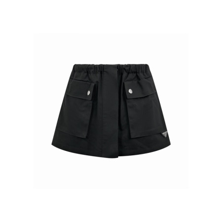 프라다 여성 패브릭 스커트 - Prada Womens Technical Fabric Circle Skirt - prc15155x