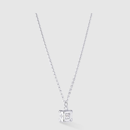 루이비통 남성 레 가스통 루이비통 트렁크 펜던트 네크리스 - Louis vuitton Mens Les Gastons Vuitton Trunk Pendant Necklace - acc7662x