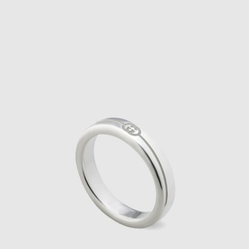 구찌 남성 다이애그널 인터로킹 G 반지 - Gucci Mens Diagonal Interlocking G Ring - acc7675x