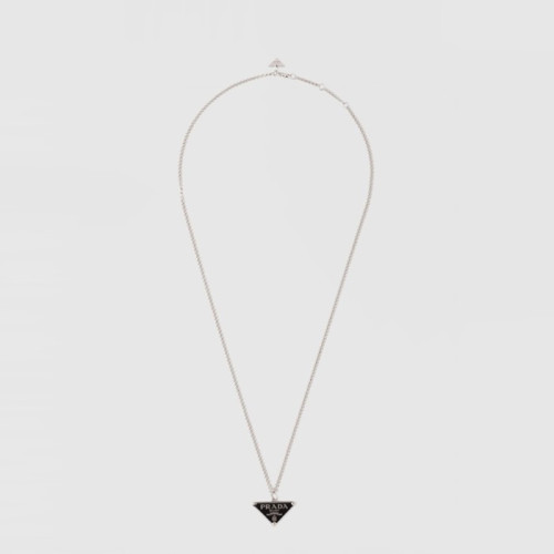 프라다 남/녀 스말토 보석 목걸이 - Prada Unisex Smalto Gemstone Necklace - acc7682x