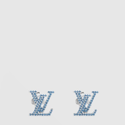 루이비통 남/녀 LV 아이코닉 아쿠아마린 이어링 - Louis vuitton Unisex LV Iconic Aquamarine Earrings - acc7699x