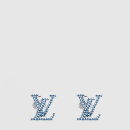 루이비통 남/녀 LV 아이코닉 아쿠아마린 이어링 - Louis vuitton Unisex LV Iconic Aquamarine Earrings - acc7699x