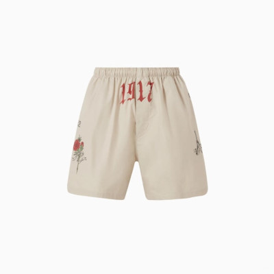 발렌시아가 남성 타투 와이드핏 반바지 - Balenciaga Mens Tattoo Wide Fit Shorts - bac15173x