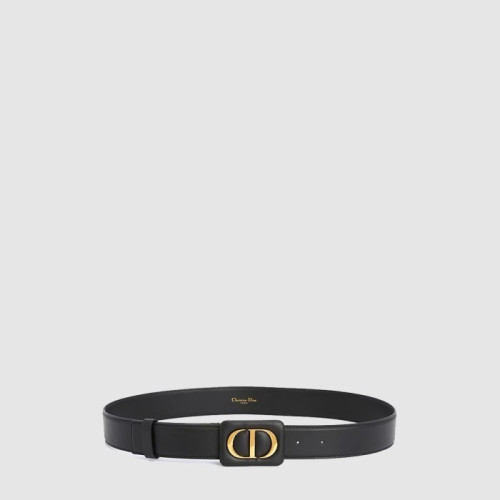 디올 남성 CD 로고 레더 벨트 - Dior Mens CD Logo Leather Belt - bel644x