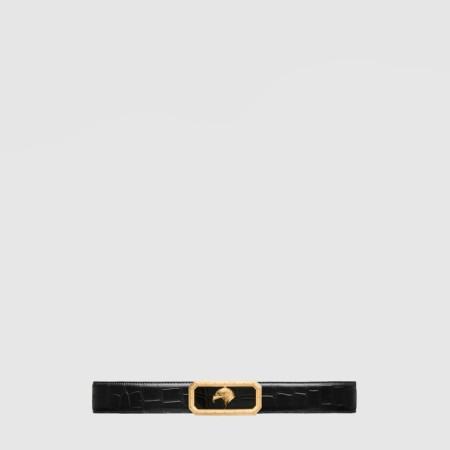 스테파노리치 남성 디아망테 크로커 벨트 - Stefano Ricci Mens Diamante Crocodile Belt - bel645x