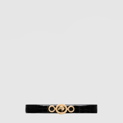 스테파노리치 남성 디아망테 크로커 벨트 - Stefano Ricci Mens Diamante Crocodile Belt - bel649x