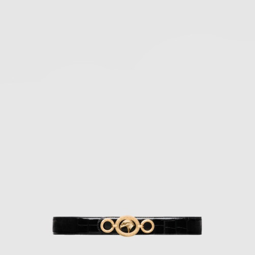 스테파노리치 남성 디아망테 크로커 벨트 - Stefano Ricci Mens Diamante Crocodile Belt - bel649x