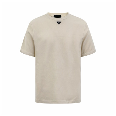 프라다 남성 라운드 반팔티 - Prada Mens Round Tshirt - prc15185x