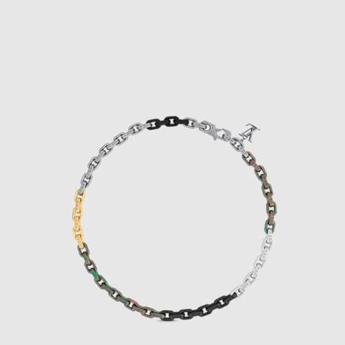 루이비통 남성 모노그램 체인 네크리스 - Louis vuitton Mens Monogram Chain Necklace - acc7708x