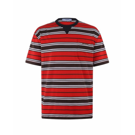 프라다 남성 라운드 반팔티 - Prada Mens Round Tshirt - prc15247x