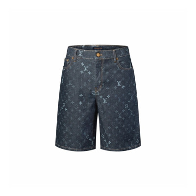 루이비통 남성 데님 쇼츠 - Louis vuitton Mens Denim Shorts - lvc15250x