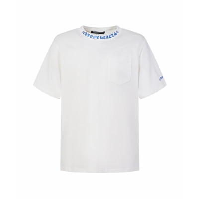 크롬하츠 남성 라운드 반팔티 - Chrom Hearts Mens Round Tshirt - chc15264x