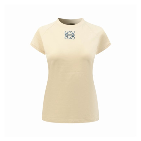 로에베 여성 라운드 반팔티 - Loewe Womens Round Tshirt - loc15271x