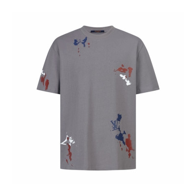 루이비통 남성 라운드 티셔츠 - Louis vuitton Mens Round Tshirt - lvc15286x