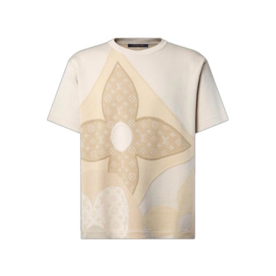 루이비통 남성 라운드 티셔츠 - Louis vuitton Mens Round Tshirt - lvc15288x