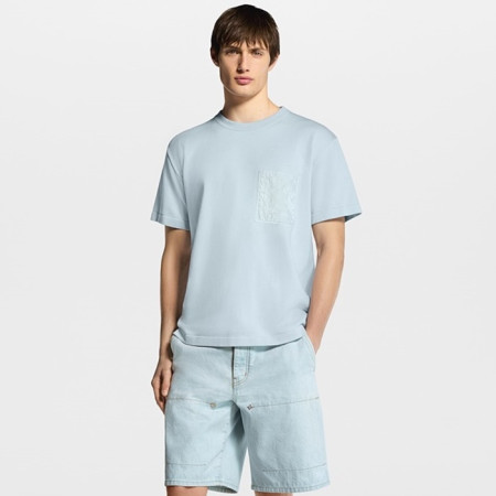 루이비통 남성 라운드 티셔츠 - Louis vuitton Mens Round Tshirt - lvc15292x