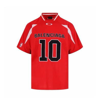 발렌시아가 남성 브이넥 반팔 티셔츠 - Balenciaga Mens V-neck Tshirt - bac15310x