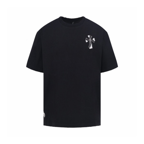 크롬하츠 남성 라운드 반팔티 - Chrom Hearts Mens Round Tshirt - chc15324x