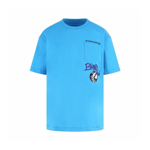 크롬하츠 남성 라운드 반팔티 - Chrom Hearts Mens Round Tshirt - chc15341x