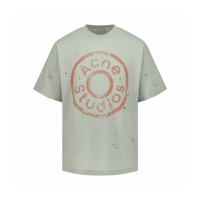 아크네 남성 크루넥 반팔티 - Acne Mens Round Tshirt - anc15343x