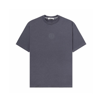 스톤아일랜드 남성 라운드 반팔 티셔츠 - Stone Island Mens Round Tshirt - stc15345x