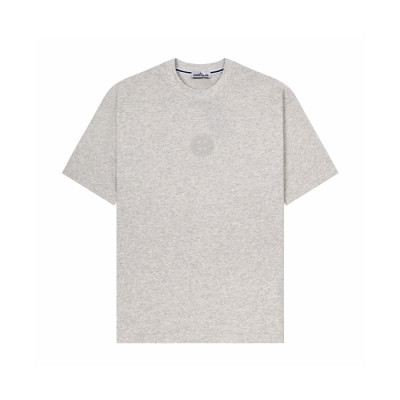 스톤아일랜드 남성 라운드 반팔 티셔츠 - Stone Island Mens Round Tshirt - stc15346x