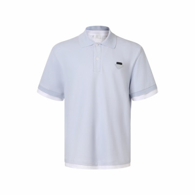 프라다 남성 폴로 반팔 티셔츠 - Prada Mens Polo Tshirt - prc15353x