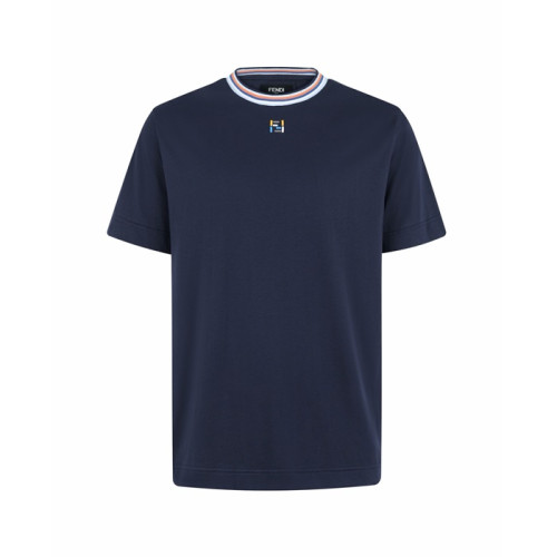 펜디 남성 라운드 반팔 티셔츠 - Fendi Mens Round Tshirt - fec15354x